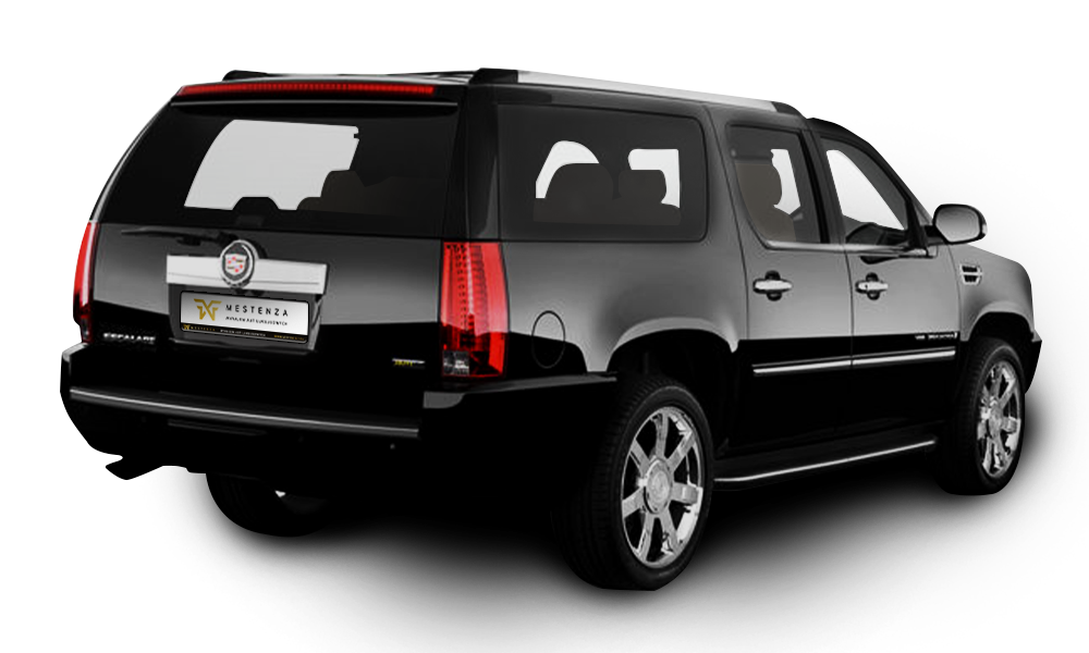 Cadillac Escalade tył - Wypożyczalnia samochodów luksusowych Mestenza Trójmiasto Rafał Grzebin