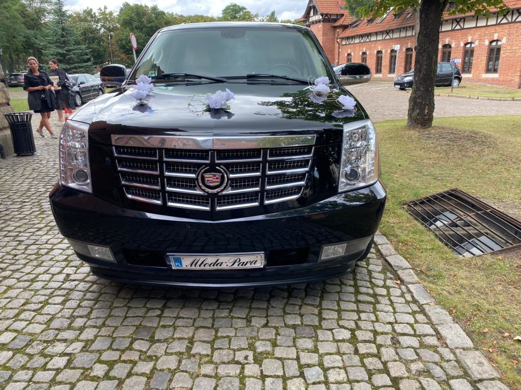 Samochód do ślubu Cadillac Escalade Trójmiasto Mestenza Rafał Grzebin